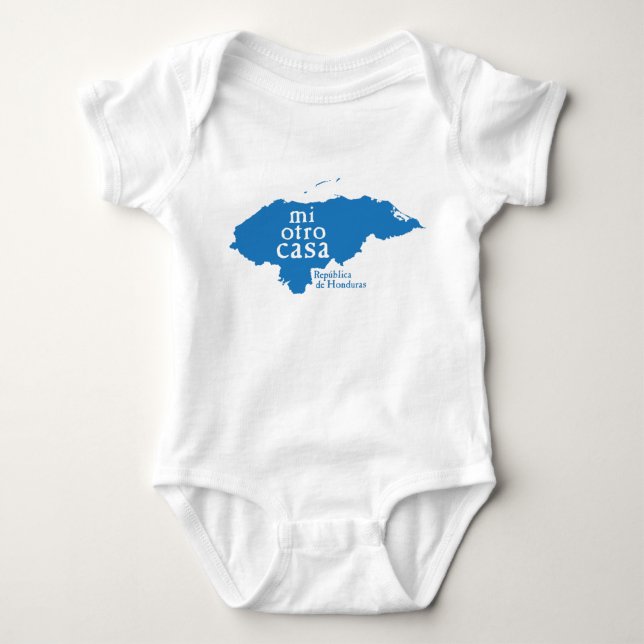 BabyJersey Bodysuit HONDURAS Tee Shirt (Framsida)