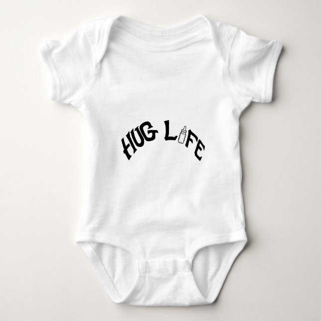 BabyJersey Bodysuit, vit - kramliv Tee Shirt (Framsida)