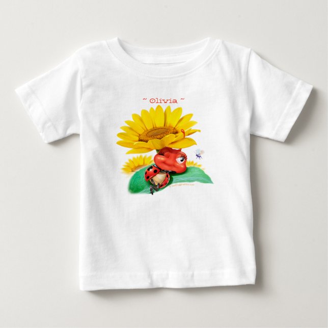 BabyJersey T sömnig nyckelpiga/sömnig nyckelpiga T Shirt (Framsida)