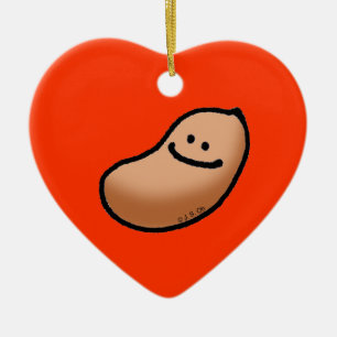 Babyjordnöt Julgransprydnad Keramik