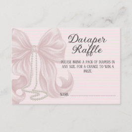 Babykalas med Rosa Ränder Presenninglotteri Tilläggskort