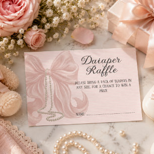 Babykalas med Rosa Ränder Presenninglotteri Tilläggskort