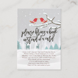 Babykalas Vänligen ta med en bok istället för ett  Tilläggskort