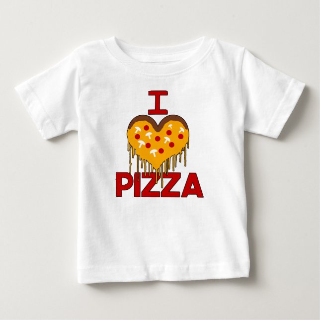 BabykärlekPizza FÖR! Tee Shirt (Framsida)