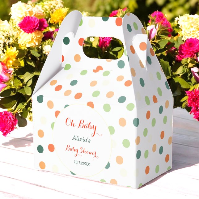 Babykläder, färgade punkter Cute Mönster Presentaskar (Skapare uppladdad)