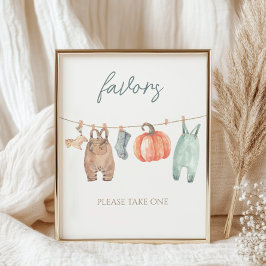 Babykläder för babykläder, babykläder för små Pump Poster