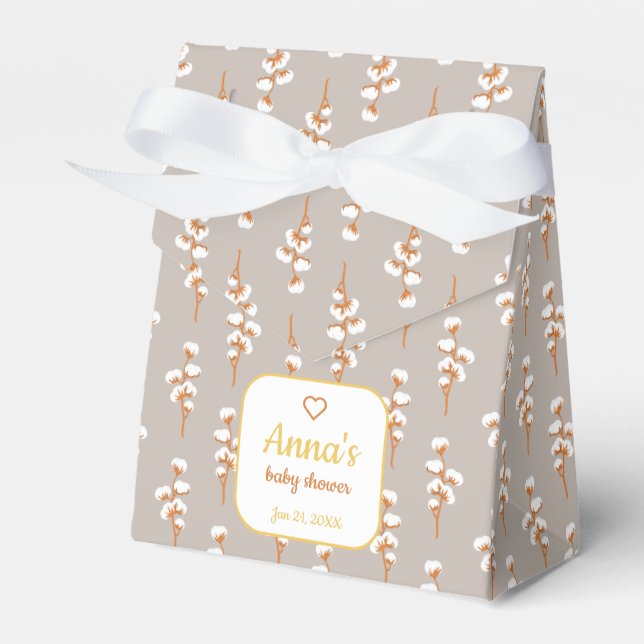 Babykläder för Blommigt av elegant-bomull Presentaskar (Framsidan Sidan)