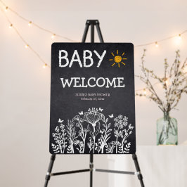 Babykläder för Chalkboard Baby Vår Teckning