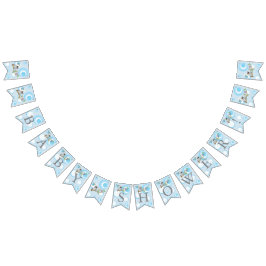 Babykläder för Cute Blue Baby Uggla Vimplar