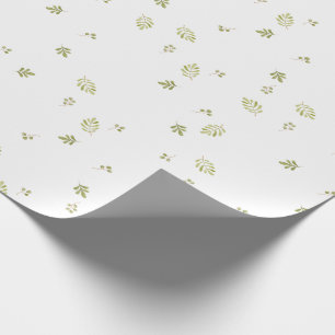 Babykläder för Cute Greenery Watercolor Plants Presentpapper
