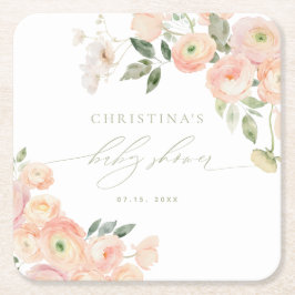 Babykläder för elegant  och Grönt  Underlägg Papper Kvadrat