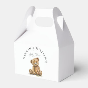 Babykläder för enkel vattenfärgsfärg, Nalle Presentaskar