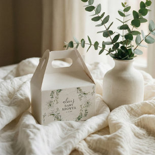 Babykläder för Grey Botaniskt andningsskript Presentaskar