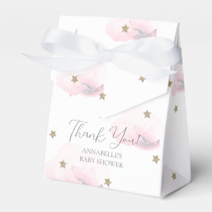 Babykläder för guld Stars & Rosa Clouds Presentaskar