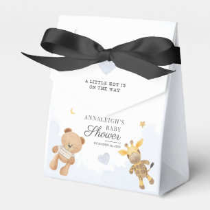 Babykläder för kute och giraffe för vattenfärg presentaskar