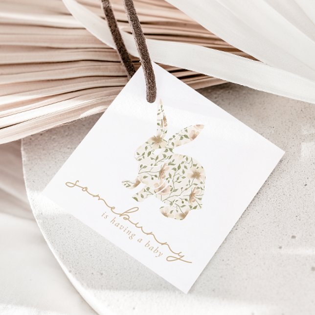 Babykläder för lite Vår Påsk Blommigt  Gåvor Etiketter (Skapare uppladdad)