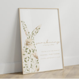 Babykläder för lite Vår Påsk Blommigt  Poster