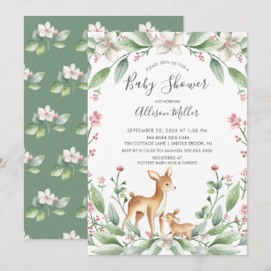 Babykläder för mamma & Sweet Baby Hjort Neutralt S Inbjudningar