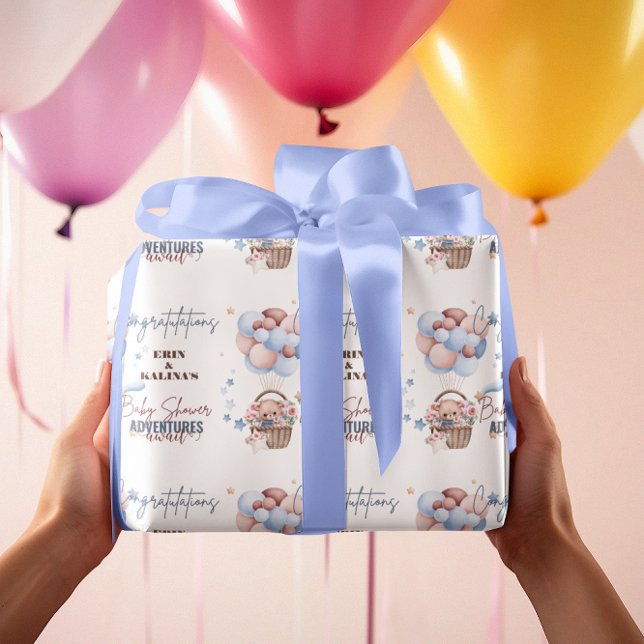 Babykläder för Nalle och Anpassningsbar för ballon Presentpapper (Skapare uppladdad)