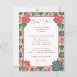 Babykläder för Rosa av Blommigten Desert Tack Kort