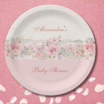 Babykläder för shabby chic Rosa Blommigt