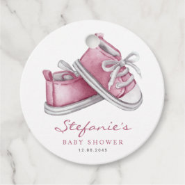 Babykläder för vattenfärg Rosa Baby Booty  Shower Gåvor Etiketter