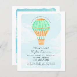 Babykläder för vattenfärgsfärg, Luftballong