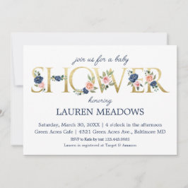 Babykläder för vattenfärgsflottan och Blommigten C Inbjudningar