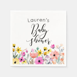 Babykläder för vattenfärgslådor pappersservett