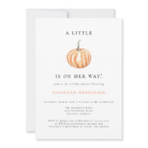 Babykläder för vattenfärgspumpkin-Orange