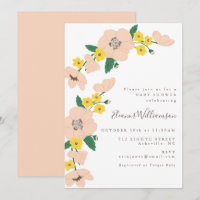 Babykläder för vintagens Rosa och Blommigt för Gul