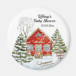 Babykläder för Winter Ligcape Red House Shower Magnet