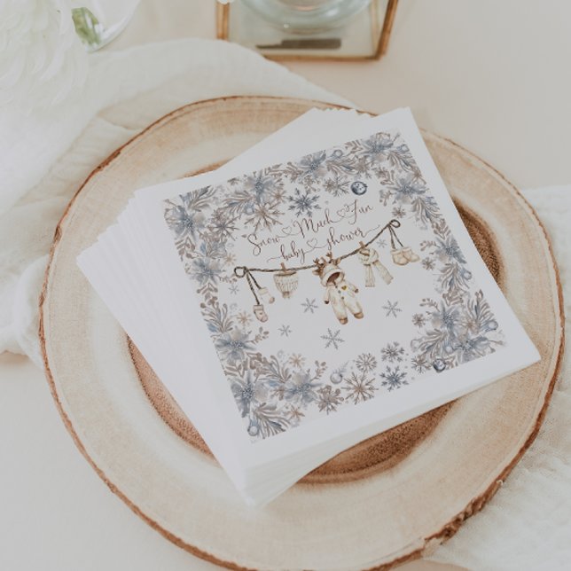 Babykläder för Winter Snö med mycket Roligt Pappersservett (Skapare uppladdad)