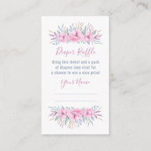 Babykläder Förkläde Rosa Blommor - vattenfärg