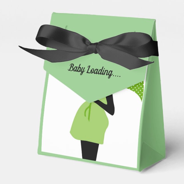 Babykläder Gravid Presentaskar (Framsidan Sidan)