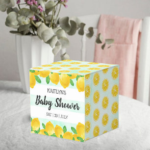 Babykläder i Modern Watercolor Lemon Träd Presentaskar