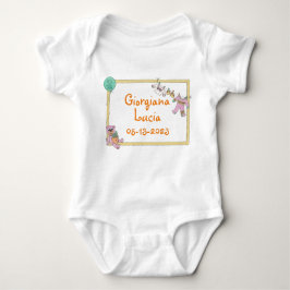 'Babykläder på en torklina' Anpassbar Onesie T Shirt