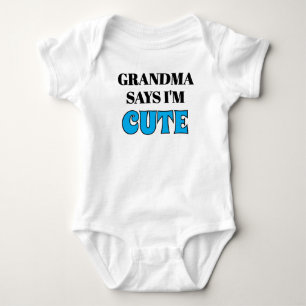 Babykläder till sonson från farmor, söt  t shirt