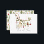 Babykläder Tvätt Baby Shower Tack Anteckningskort<br><div class="desc">Detta boho könsneutrala "Glad liten baby shower" jul baby shower tackkort har babykläder/tvätt som en romare,  en strumpa,  tomtehatt och ett par handskar. Anpassa det efter dina behov. Du kan hitta matchande produkter i min butik.</div>