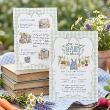 Babyklädstreck Lokalt Odlad Pojke Babyfirande 