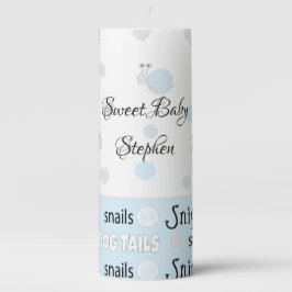 Babyknölar Snigel 3 x 8-tums ljus