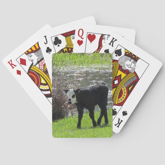 Babyko som leker kort casinokort (Baksidan)