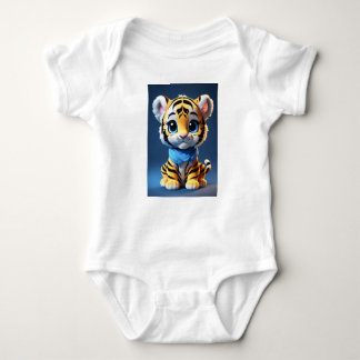 Babykostym med söt 🐯 t shirt