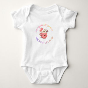 babykroppsdräkt med söt titel t shirt