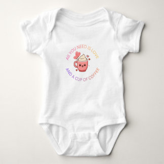 babykroppsdräkt med söt titel t shirt