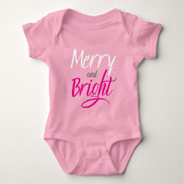Babykroppsoverall : Glad och Ljus (rosa) T Shirt