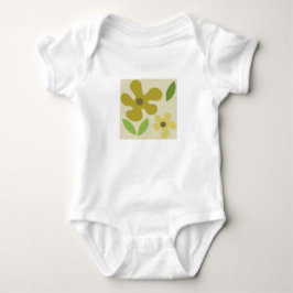 Babykroppsströja med solrosdesign t shirt