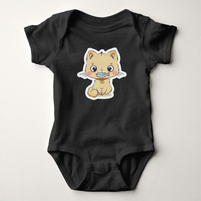 Babykroppsstrumpa T Shirt (Framsida)