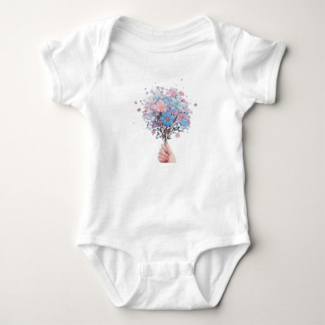 Babykroppströja T Shirt (Framsida)