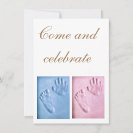 Babykungörelse Platt Semestkort Julkort